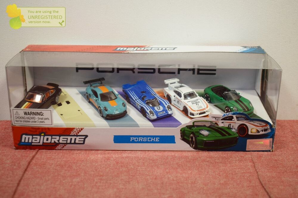 Majorette Porsche Motorsport Car Gift Set 5pk